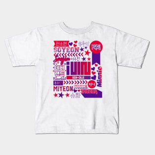 G-IDLE Collage Kids T-Shirt